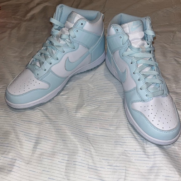 NEW ‘Glacier Blue’ Nike Dunk High Next Nature SIZE 7.5 - Picture 8 of 10